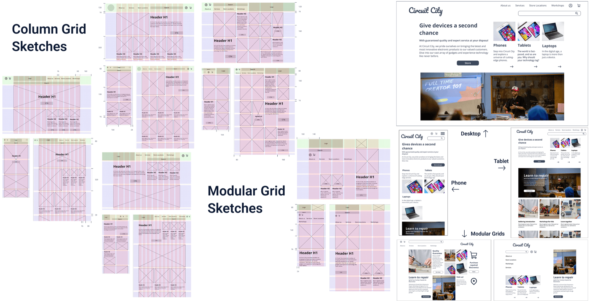 Grid system explorations