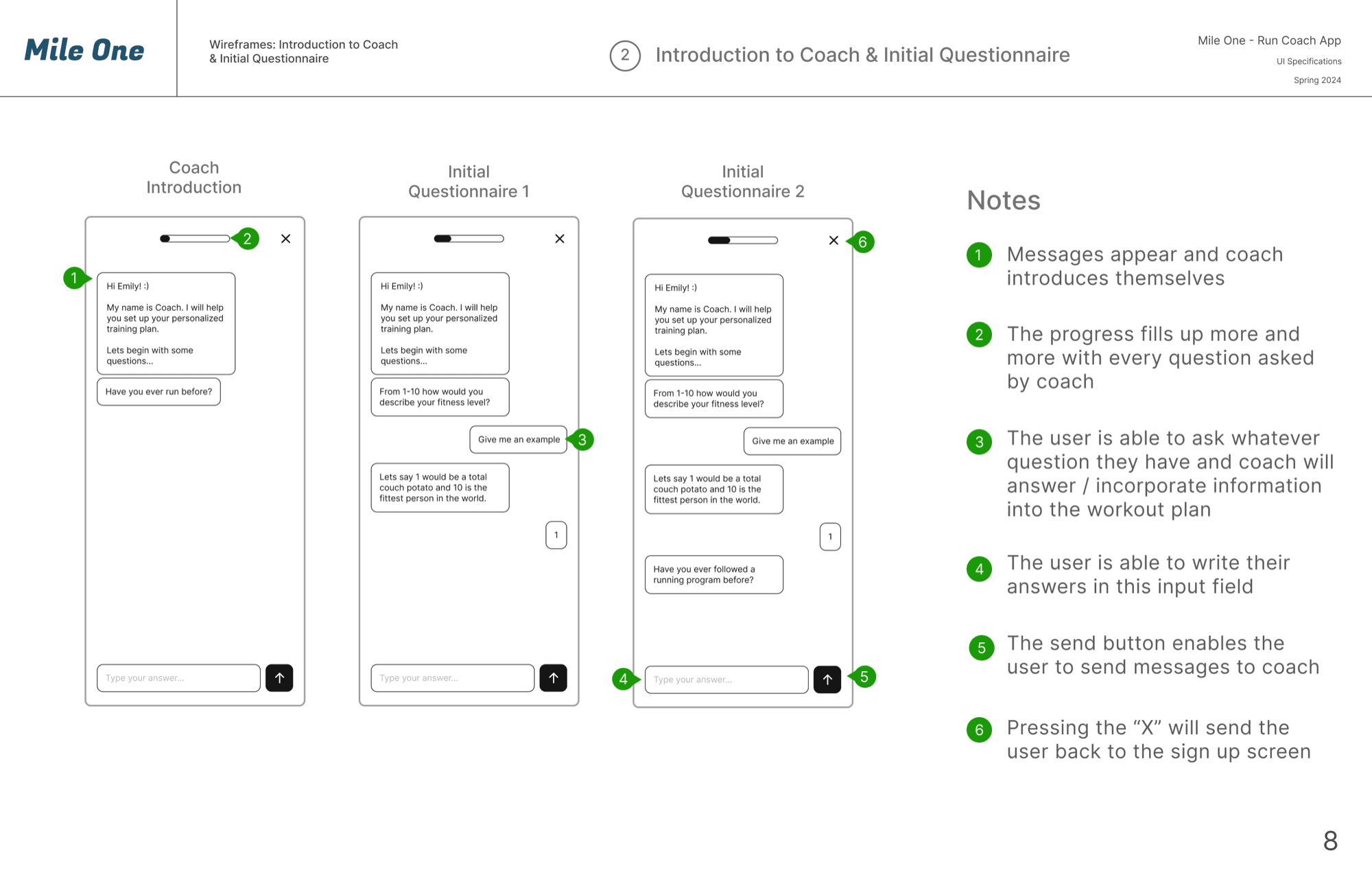 UI spec 2